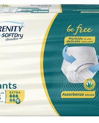 Serenity Soft Dry Sensitive pants unisex taglia S