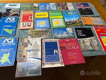 Collezione di cartine stradali e itinerari vari