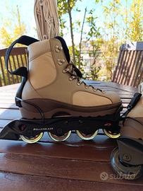 Pattini marca  Rollerblade 42.5 colore sabbia