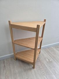 IKEA RÅGRUND scaffale angolare in bambù – 34x34x60