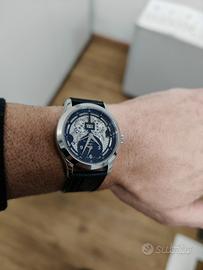 Louis Erard gmt gran data skeleton 