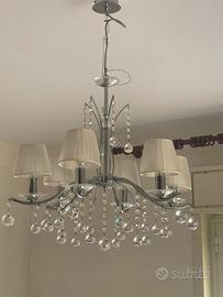 Lampadario cristalli