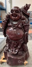 Statua in legno Laughing Buddha h145cm