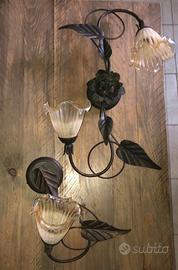 Lampadario e applique stile liberty