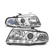 FARI PER AUDI A4 B5 94-99 LUCE DIURNA A LED FONDO 