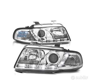 FARI PER AUDI A4 B5 94-99 LUCE DIURNA A LED FONDO 