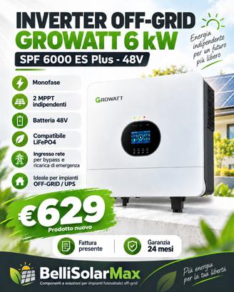 Growatt SPF 6000 ES Plus inverter