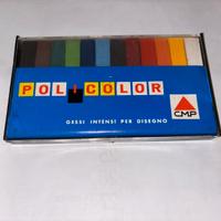 Scatola Nuova da 12 Gessi Colorati Mai Aperti”CMP”