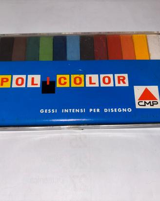 Scatola Nuova da 12 Gessi Colorati Mai Aperti”CMP”