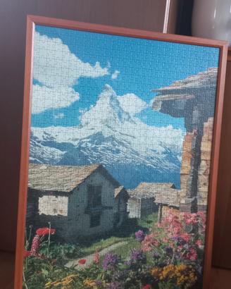 quadro puzzle monte cervino 