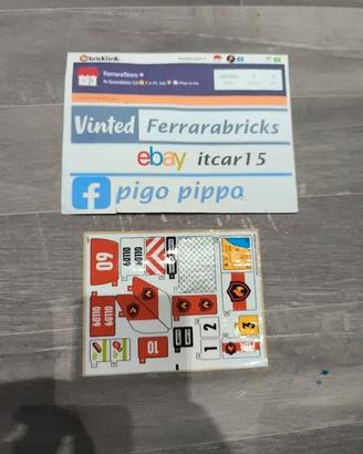 LEGO 60051 adesivi sticker treno bianco LEGO City
