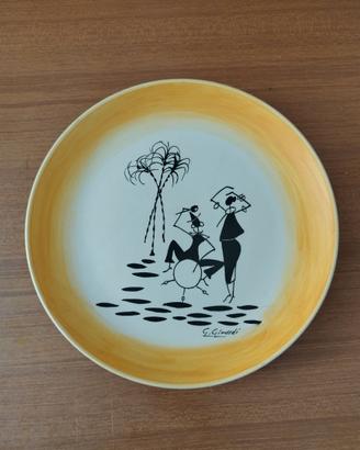 Coppia piatti da parete vintage