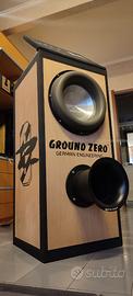 SUBWOOFER GROUND ZERO GZPW 15 XXMAX + BOX REFLEX