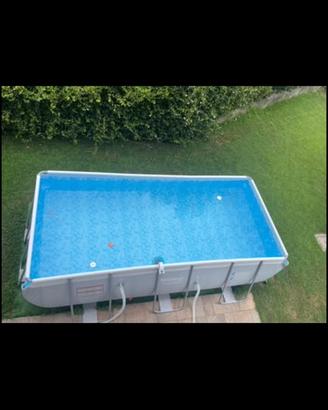 Piscina Beatway 404x201x101 h pompa a sabbia