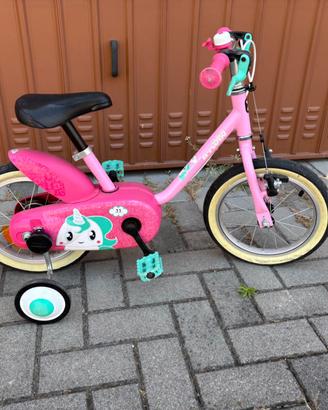 Bicicletta bambina taglia 14 B-twin