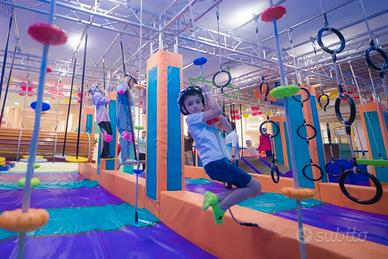 Ninja Warrior Percorso Avventura per Parchi Gioco