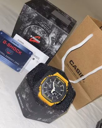 g shock giallo e nero perfetto