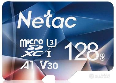 128Go Scheda Micro SD, Scheda di Memoria A1, U3, C