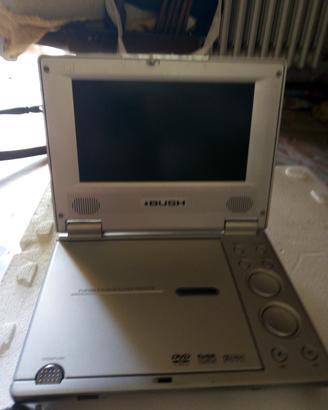 DVD portatile tutti accessori bush pdvd0708