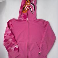 felpa Original rosa BAPE bambina con stampa mil