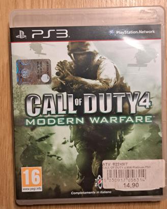 call of duty 4 ps3