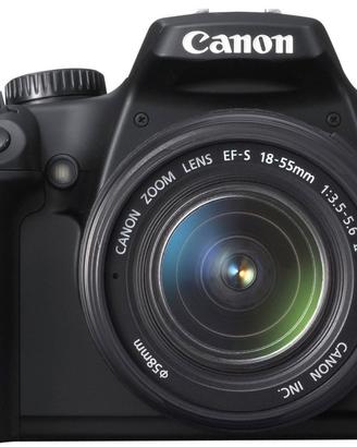 Fotocamera Canon EOS 1000D + obiettivo