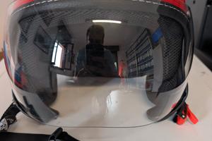 Casco jet LS Trendy Vision rosso