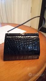 BORSA  Vintage- VERO  COCCODRILLO