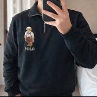 sweat quarter zip tg.L