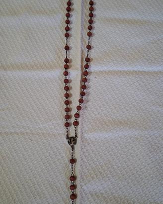 Rosario Vintage di Padre Pio e Madonna col Bambino