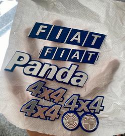 Set loghi Fiat Panda 4x4