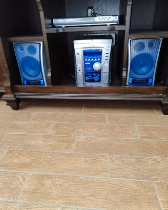 Impianto Stereo con Lettore CD e Lettori Cassette