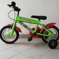 bici con rotelle per bimbo 2-5 ann