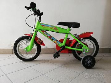 bici con rotelle per bimbo 2-5 ann