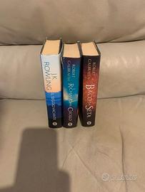 Robert Galbraith - J.K. Rowling - 3 libri