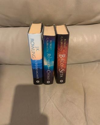 Robert Galbraith - J.K. Rowling - 3 libri