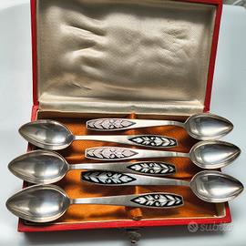 6 CUCCHIAINI DA TÈ VINTAGE PROVENIENZA EX URSS