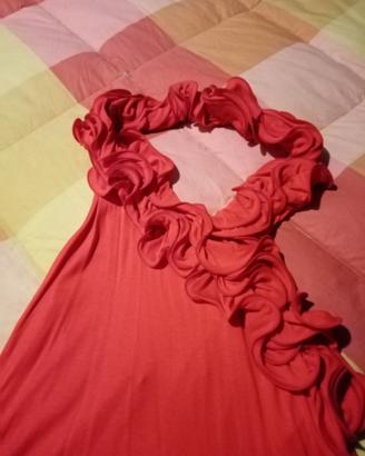 maglia con drappeggi