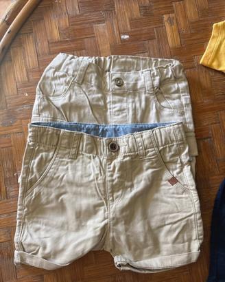 Set pantaloncini taglia 3-6 mesi
