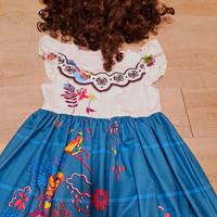 vestito carnevale encanto mirabel 7-8 anni