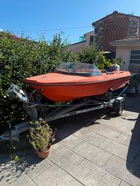 Barca ghibli completa di motore e carrello