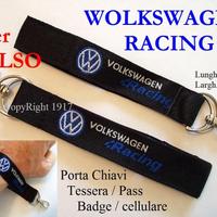 Volkswagen Racing Portachiavi polso cintura cinghi