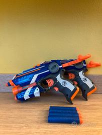 Coppia di pistole Nerf e 10 proiettili