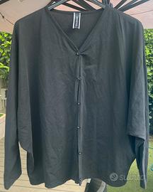 Maglioncino leggero in cotone nero WendyKey