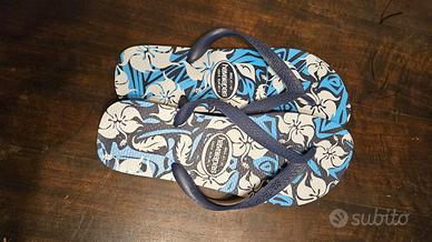 Havaianas 43/44 Nuove Blu/Bianche Hawaiiane