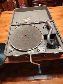 valigetta giradischi vintage +15 dischi