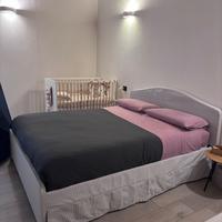 Letto matrimoniale RAMNEFJÄLL 160x200 con rete