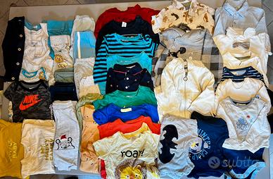 ABBIGLIAMENTO BIMBO – 41 PEZZI – 6/9 MESI