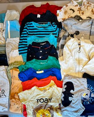 ABBIGLIAMENTO BIMBO – 41 PEZZI – 6/9 MESI