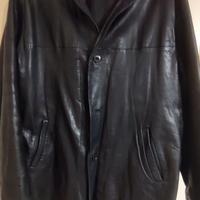 Giacca lunga pelle uomo taglia grande